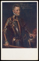 view A portrait of Prince William of Orange by Antonis Mor. Colour process print, 19--.