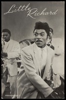 view Little Richard. Photographic postcard, 19--.