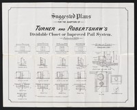view Suggested plans for the adoption of Turner and Robertshaw's dividable closet or improved pail system : patented 1879.