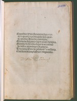 view Expositio super tertia, quarta et parte quintae Fen IV libri Avicennae cum textu, etc / [Dinus].