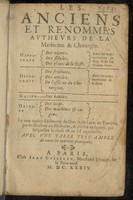 view Les anciens et renommés autheurs de la médecine et chirurgie. Hippocrate: Des ulceres. Des fistules. Des playes de la teste. Avec les commentaires de Guy Vide sur chacun livre. Hippocrate: Des fractures. Des articles. De l'officine du chirurgien. Avec les commentaires de Galien. Galien: Des bandes. Oribase: Des lacqs. Des machines et engins / Le tout traduit fidèlement du grec et du latin en françois par un docteur en medecine ... et illustré de figures.