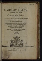 view Contro alla peste / Insieme con Tommaso del Garbo, Mengo da Faenza, et al.tri autori, e ricette sopra la medesima materia. Aggiuntovi di nuova una epistola del Giovanni Manardi ... et uno consiglio di Niccolò de' Rainaldi ... non piu stampati.