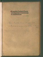 view Repetitio capituli. Omnis utriusque sexus de poenitentiis et remissionibus / [Henricus de Odendorff].