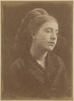 view May Prinsep as Christabel. Photograph by Julia Margaret Cameron, 1866.