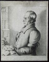 view Peter Barlow. Lithograph by J.S. Hooke, 1827.