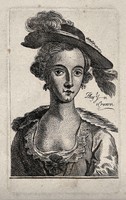 view Phyllis Johnson, a prostitute with her name and price. Etching by a follower of Wenceslaus Hollar, 180- (?).