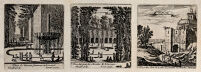 view The Pré des Arcades at Liancourt. Etching by I. Silvestre.