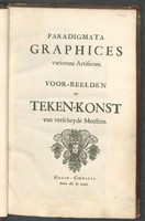 view Paradigmata graphices variorum artificum / [per Joh. Episcopium] ... Voor-beelden der teken-konst van verscheyde meesters.