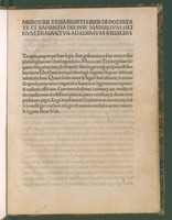 view Mercurii Trismegisti liber Pimander de potestate et sapientia Dei / pfr [sic] Marsilium Ficinum traductus, ad Cosmum Medicem.