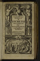 view De secretis mulierum : Item de virtutibus herbarum lapidum et animalium / [Albertus].