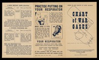 view Chart of war gases / issued by the Ministry of Home Security.