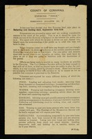 view County of Cornwall : exercise "Thun" : emergency bulletin. No. 2 / E.H.W. Bolitho, A. de L. Cazenove.