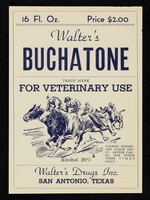 view Walter's Buchatone / Walter's Drugs, Inc.