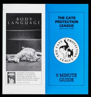 view The Cats Protection League : Registered charity no. 203644 : 5 minute guide.