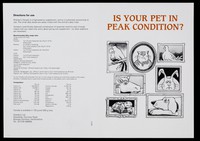 view Is your pet in peak condition? / Sherley's Ltd.