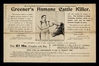view Greener's humane cattle killer / W.W. Greener.