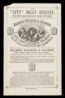 view The "City" meat biscuit : the best and cheapest food for dogs / Salmon, Walker & Salmon.