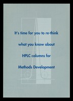 view It's time for you to re-think what you know about HPLC columns for methods development : Symmetry / Waters Corporation.