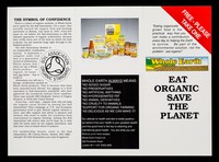 view Eat organic, save the planet / Whole Earth Foods Ltd.