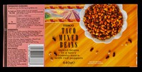 view Taco mixed beans : mixed beans in a spicy tomato sauce with red peppers : 440 g / Tesco Stores Ltd.