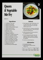 view Quorn & vegetable stir fry : serves 10 / The Quorn Kitchen.