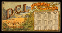 view D.C.L yeast and malt extract : calendar for 1929.