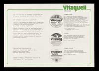 view Vitaquell information / Brewhurst Health Food Supplies, Fauser Vitaquell.