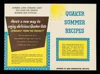 view Quaker Summer recipes.