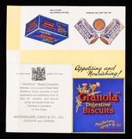 view "Granola" digestive biscuits / Macfarlane, Lang & Co., Ltd.