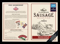 view Superior sausage selection at Tesco : the finest range of premium sausages / Tesco.