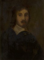 view A man designated as Sir Thomas Browne. Oil painting.