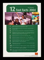 view 12 fast facts 2004 about McDonald's / McDonald's Corporation.