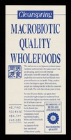 view Macrobiotic quality wholefoods / Clearspring Ltd.