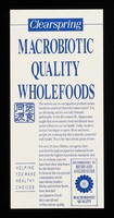 view Clearspring macrobiotic quality wholefoods / Clearspring Ltd.