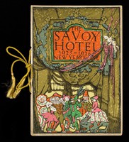 view The Savoy Hotel : 1925-1926 New Year's Eve : menu.