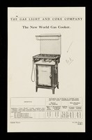 view The New World gas cooker / The Gas Light and Coke Company.