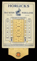 view Horlicks transition modulator : price, one shilling : the keys to health / Horlicks Malted Milk Company.