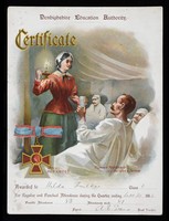 view Certificate : Royal Red Cross... / Denbighshire Education Authority.