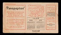 view 'Panopepton' : the pure nutritious substance of beef and wheat in perfect solution / Fairchild Brothers & Foster (Inc) New York.