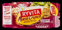 view Ryvita Muesli Crunch : a healthier sweet snack with currants, oats & seeds / The Ryvita Company Limited.