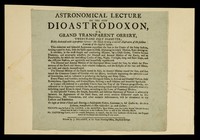 view Astronomical lecture on the new dioastrodoxon, or, grand transparent orrery : twenty-one feet in diameter.