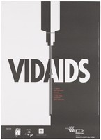 view A two-tone syringe with the words 'VIDAIDS' representing the message that the line that separates life from death is as thin as a needle; an AIDS prevention advertisement by ADG, Gapa and Senac. Colour lithograph by the Graphic Designers Association, 1992.