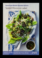 view Spiced Moroccan salad : farm-fresh British Romaine lettuce : £1.43 per serve : two of your five a day ... / Tesco.