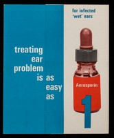 view Treating ear problem [sic] is as easy as 1 2 3 / Burroughs Wellcome & Co. (Pakistan) Ltd.