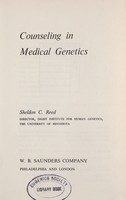 view Counseling in medical genetics / Sheldon C. Reed.