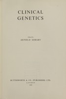 view Clinical genetics / edited by Arnold Sorsby.