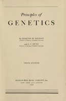 view Principles of genetics / by Edmund W. Sinnott ... and L.C. Dunn.