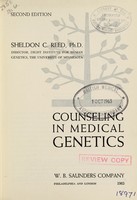 view Counseling in medical genetics / Sheldon C. Reed.