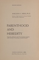 view Parenthood and heredity / Sheldon C. Reed.