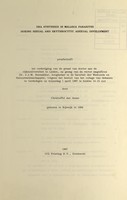 view DNA synthesis in malaria parasites during sexual and erythrocytic asexual development : proefschrift ... / door Christoffel Jan Janse.